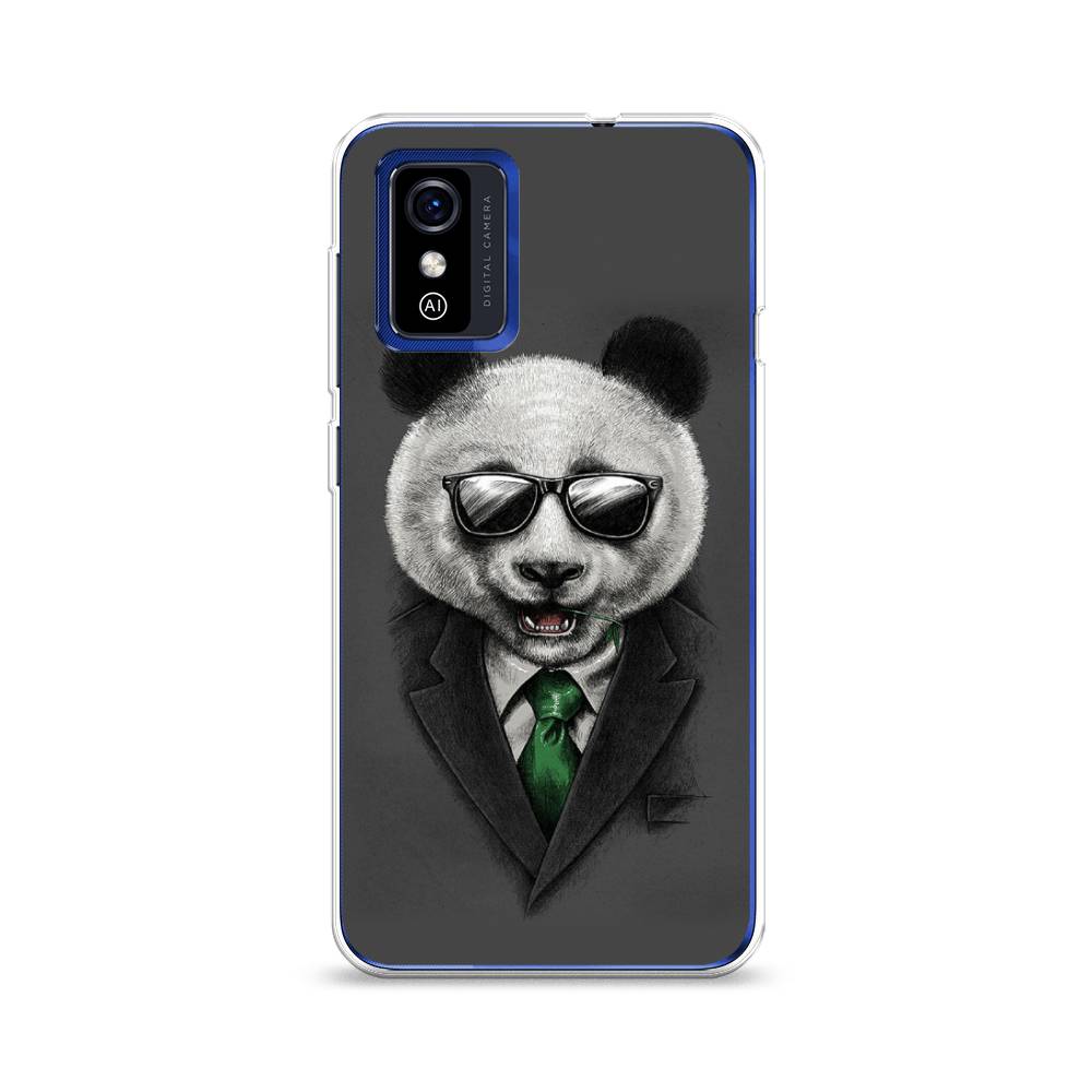 

Чехол Awog на ZTE Blade L9 / ЗТЕ Блэйд L9 "Деловая панда", Разноцветный, 135250-10