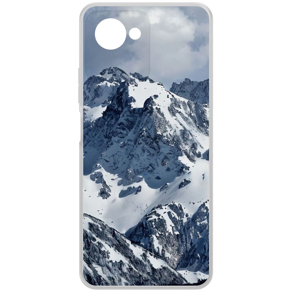 

Чехол-накладка Krutoff Clear Case Горы для Realme C30s, Прозрачный