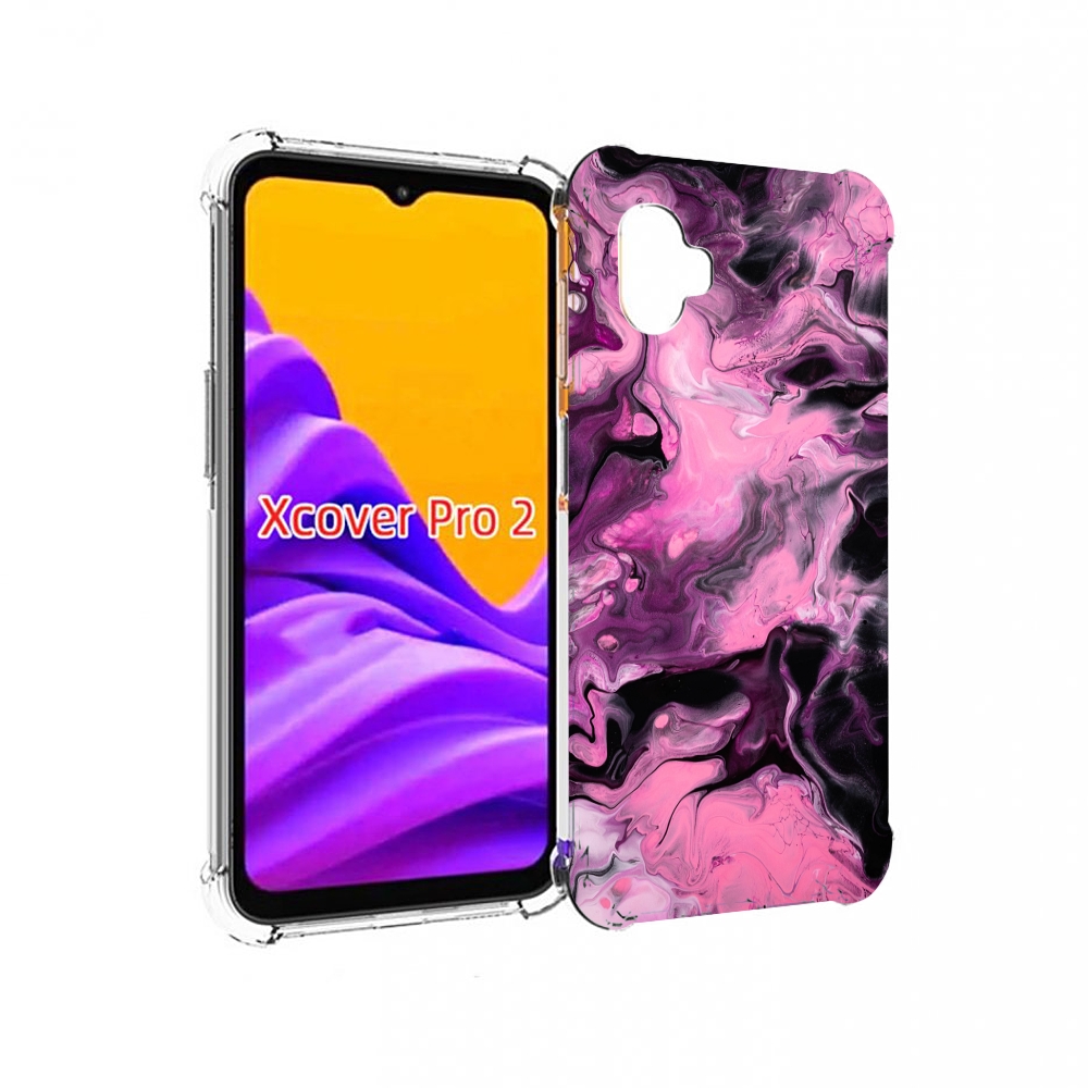 

Чехол MyPads смешивание-фиолетового для Samsung Galaxy Xcover Pro 2, Прозрачный, Tocco