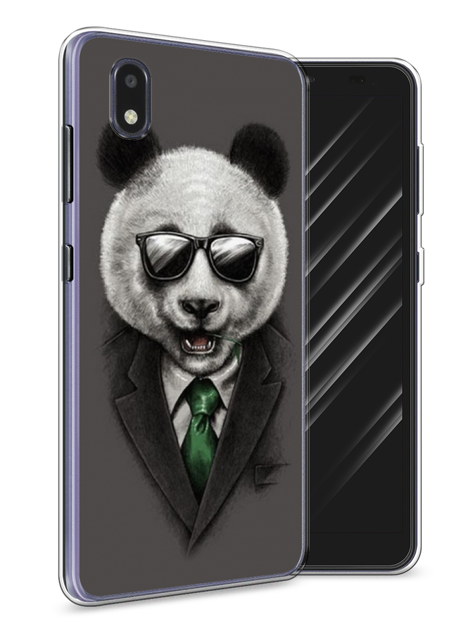 

Чехол Awog на ZTE Blade A3 (2020) / ЗТЕ Блэйд A3 (2020) "Деловая панда", Разноцветный, 133650-10