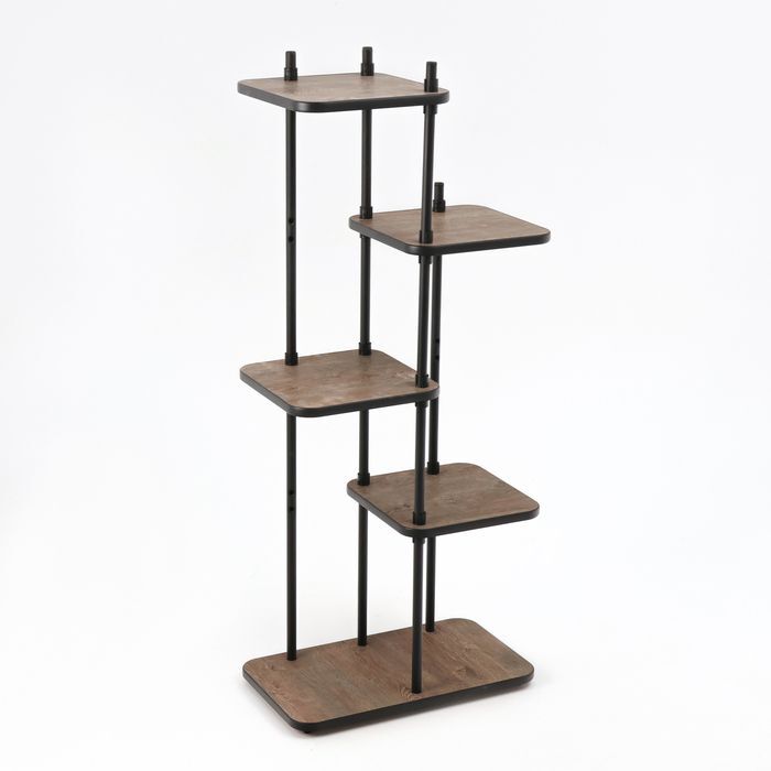 Подставка для цветов Laksi ЮНА черный/сосна санторини