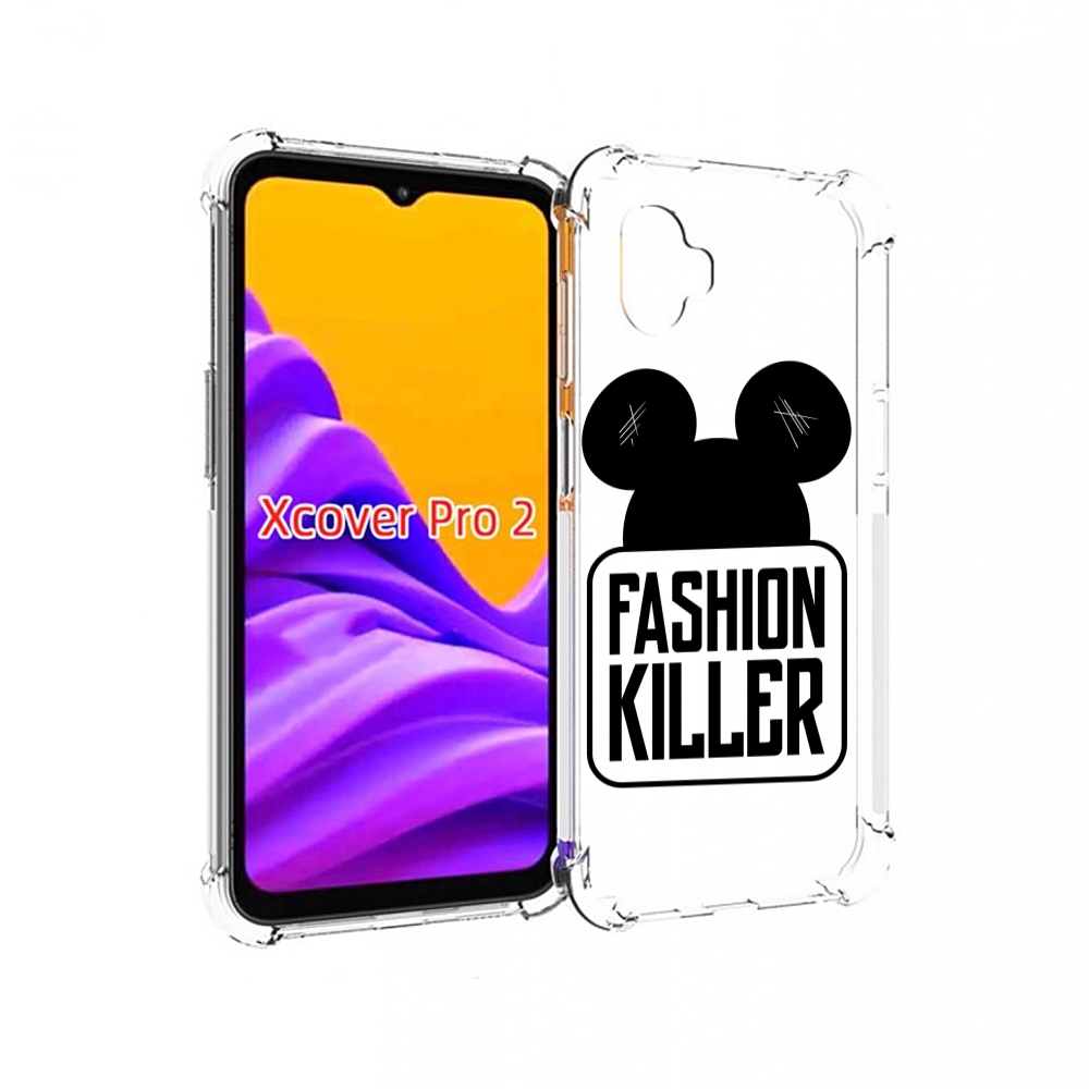 

Чехол MyPads силуэт-микки-мауса для Samsung Galaxy Xcover Pro 2, Прозрачный, Tocco