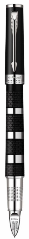 

Parker Ingenuity - Black Rubber & Metal CT, ручка 5th пишущий узел, F, BL