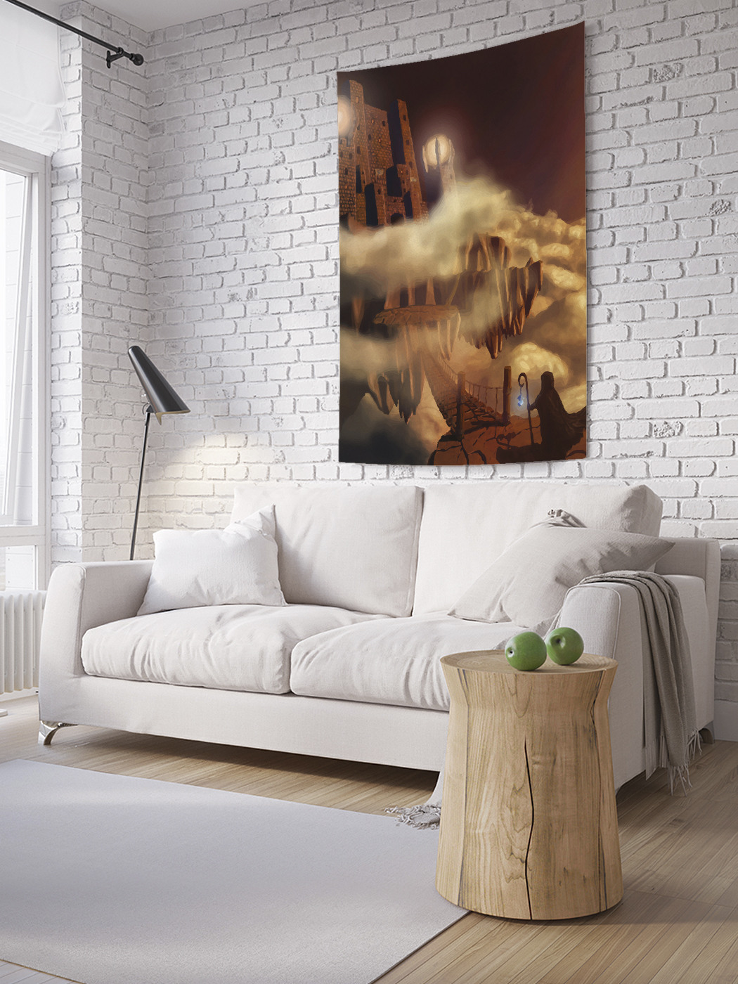 

Вертикальное фотопанно на стену JoyArty Одинокий пилигрим 150x200 см, Одинокий пилигрим
