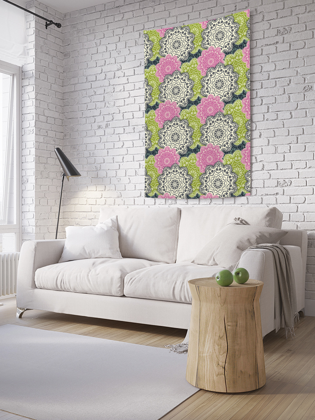

Вертикальное фотопанно на стену JoyArty Ажурные узоры 150x200 см, Ажурные узоры