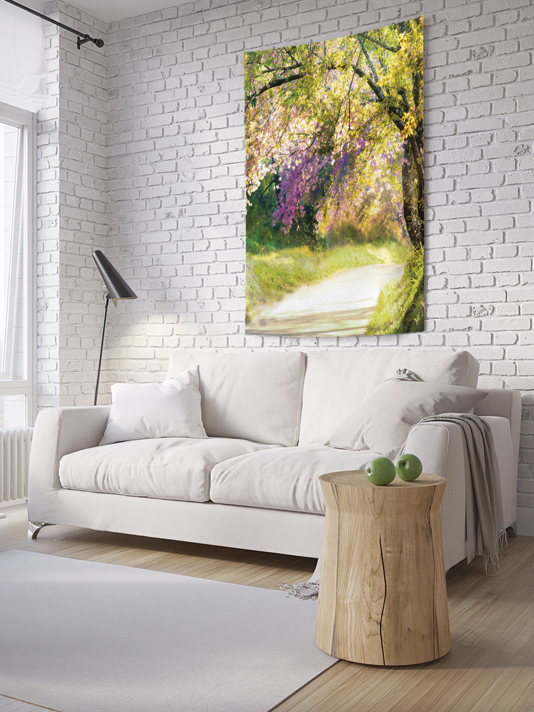 

Вертикальное фотопанно на стену JoyArty Деревья на обочине 150x200 см, Деревья на обочине
