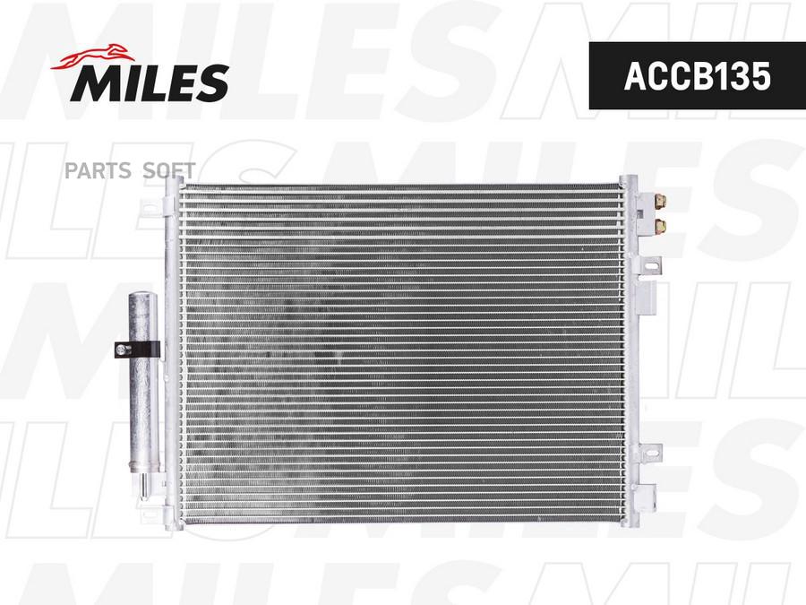 MILES Радиатор кондиционера паяный CHRYSLER 300C 2.7-6.1 3.0RD 04- ACCB135 1шт