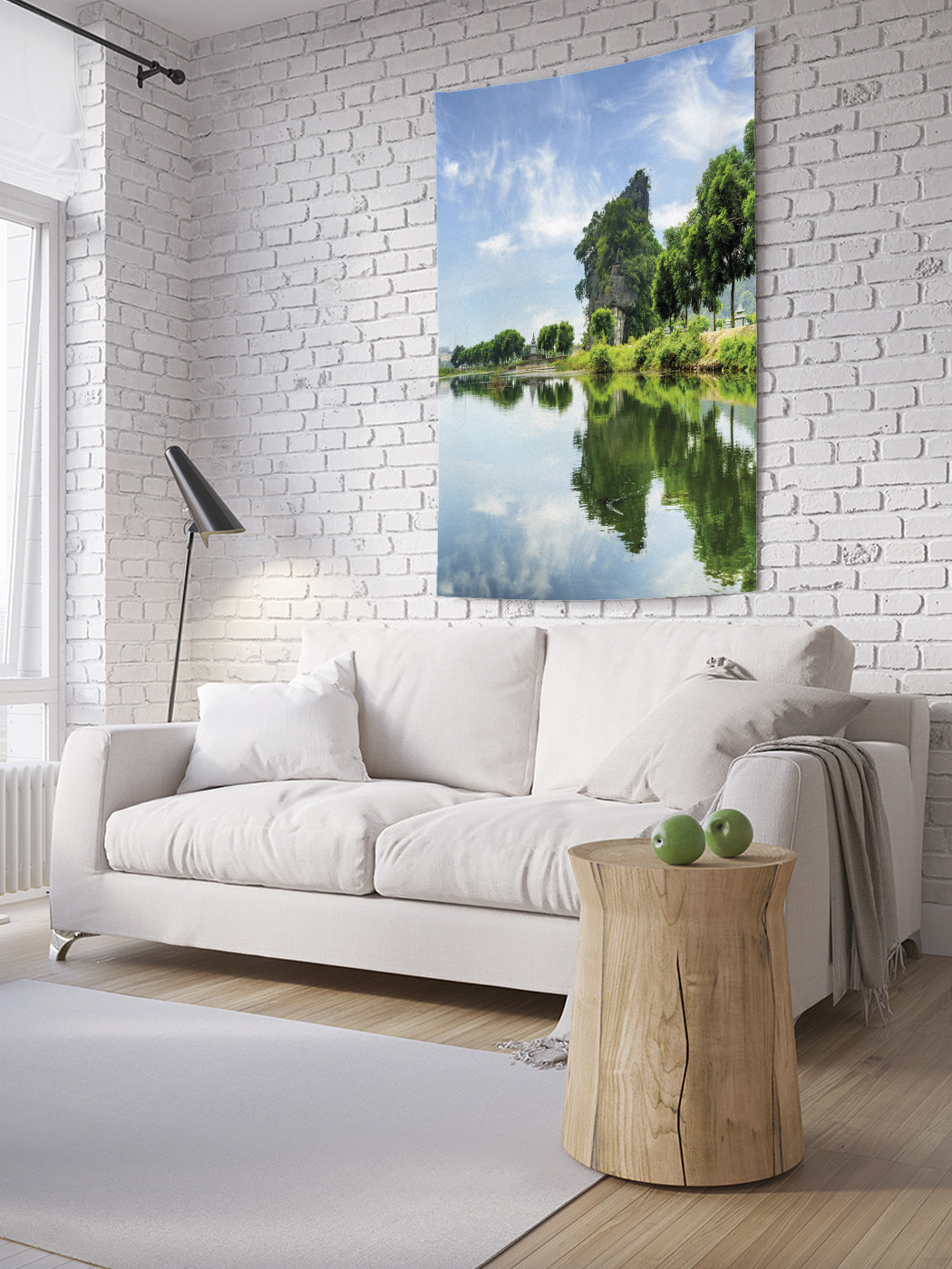 

Вертикальное фотопанно на стену JoyArty Гладь озера 150x200 см, Гладь озера