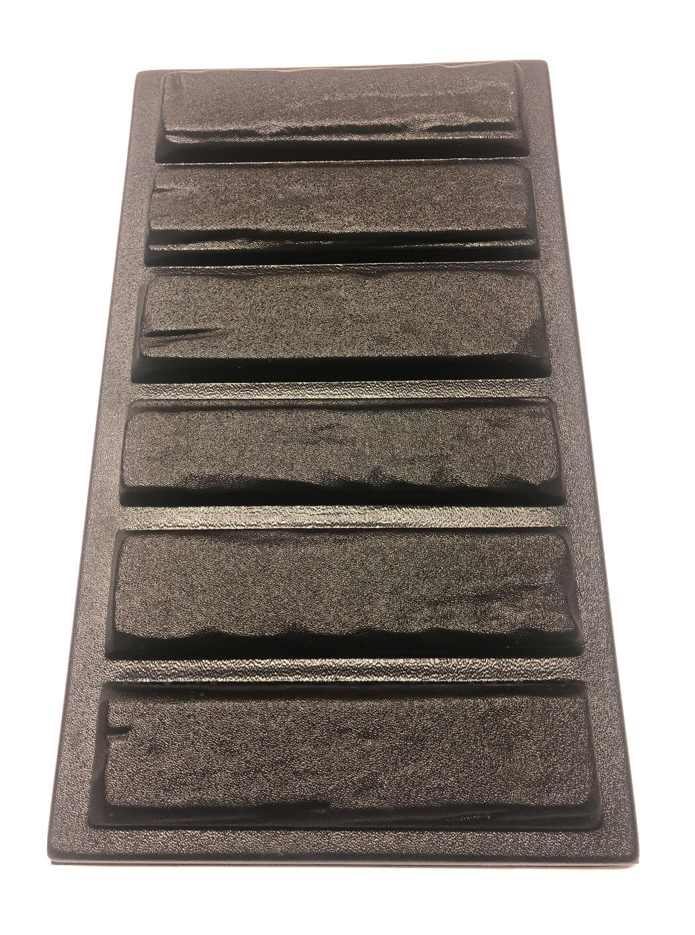 Форма для заливки гипсом и бетоном, декоративный камень, Альфа 23, wooden tiles