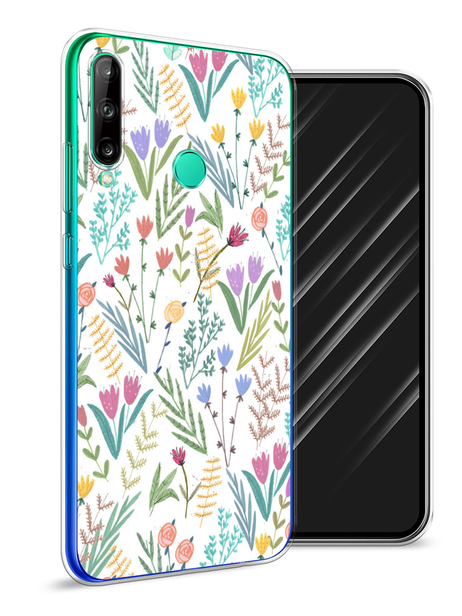

Чехол Awog на Huawei Y7p "Полевые цветы рисунок", Белый;зеленый, 6103350-8