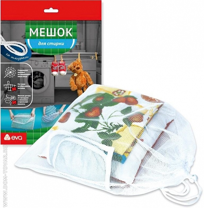 

Мешок для стирки Eva 50x56 см, Белый