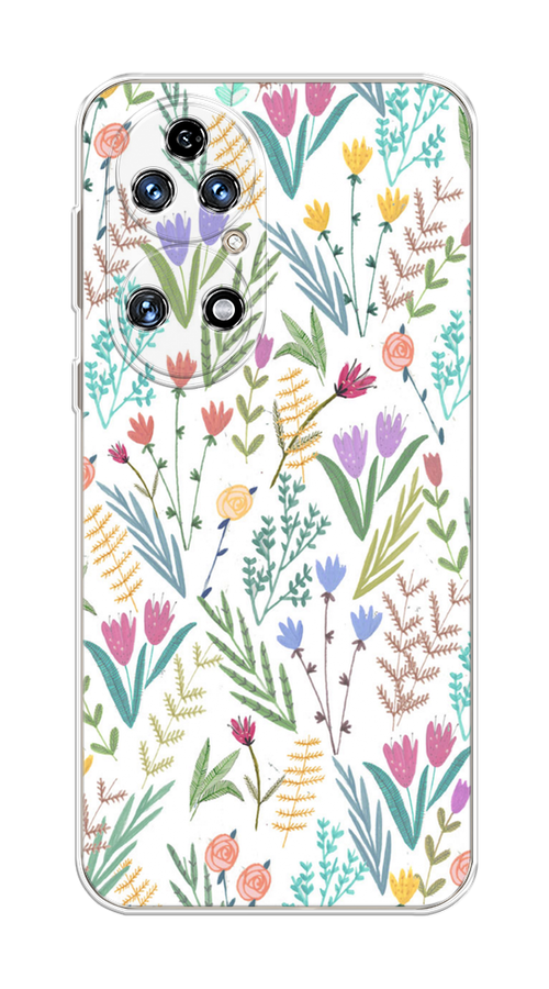 

Чехол Awog на Huawei P50 "Полевые цветы рисунок", Белый;зеленый, 6104950-8