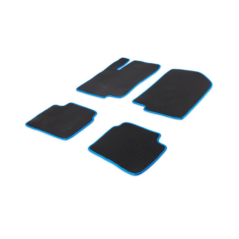 

Комплект ковриков в салон ЭВА CellMat БМВ 6 E63, черный-синий