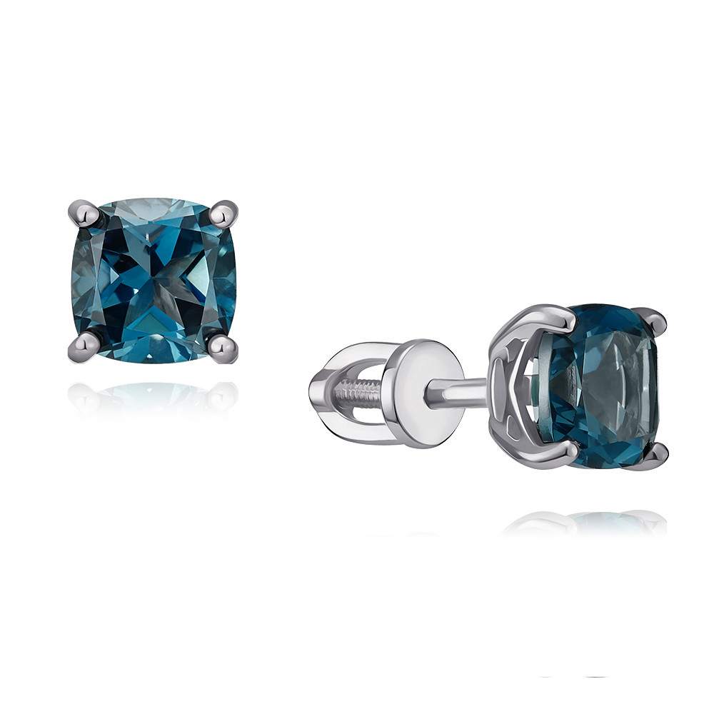 

Серьги из белого золота с топазом ADAMAS 21039391/01-А51Д-660, 21039391/01-А51Д-660