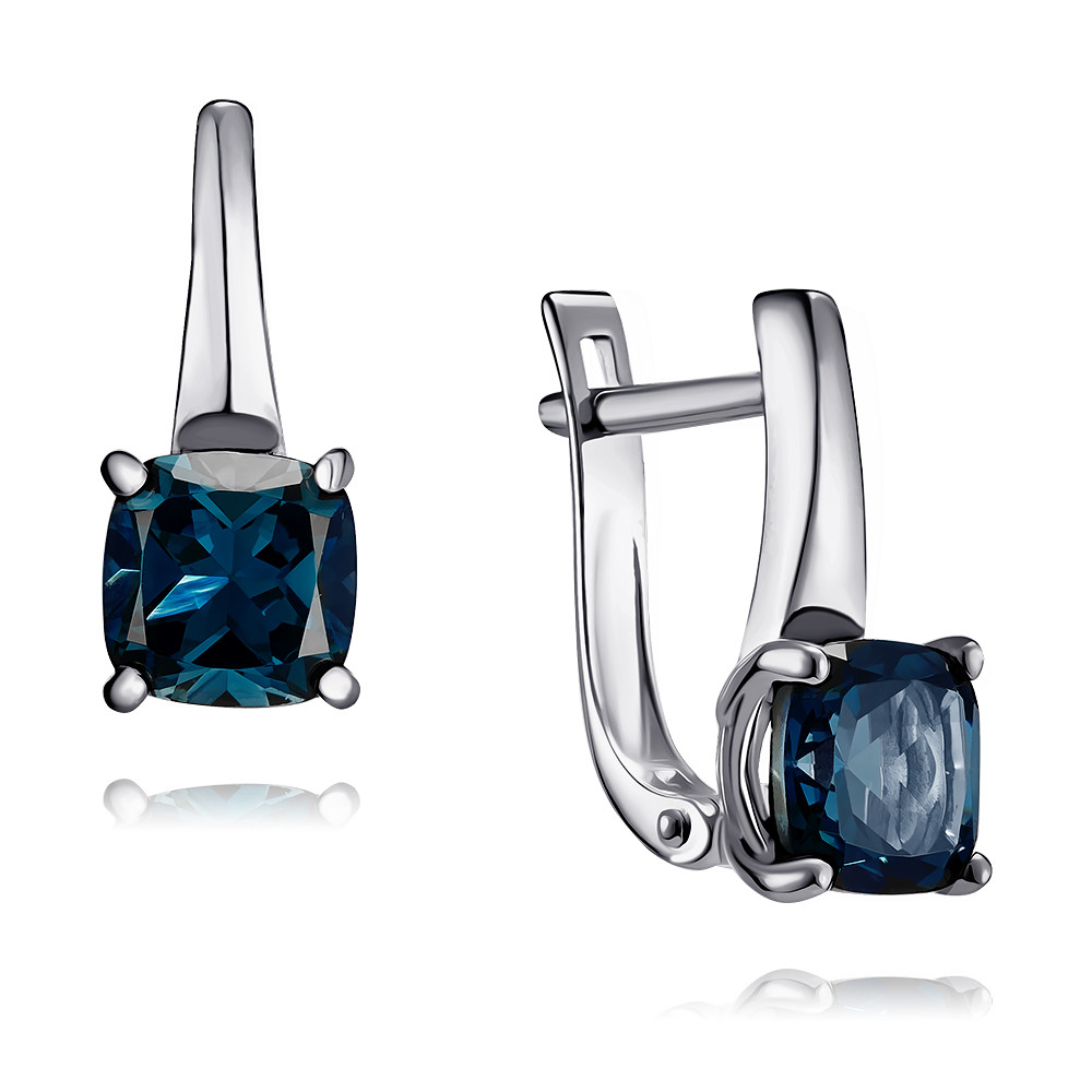 

Серьги из белого золота с топазом ADAMAS 24039391/01-А51Д-660, 24039391/01-А51Д-660