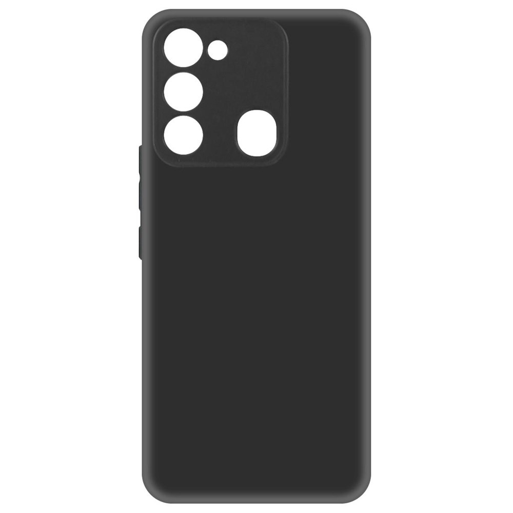 

Чехол Krutoff для Tecno Spark 8C Soft Black 233614