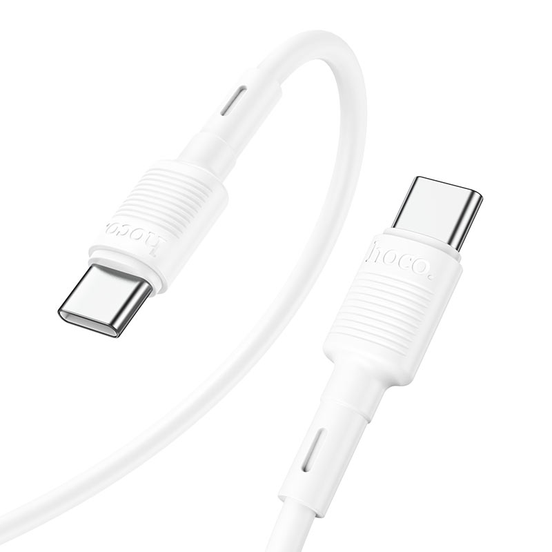 

Кабель usb type-c - usb type-c Hoco 1 м белый