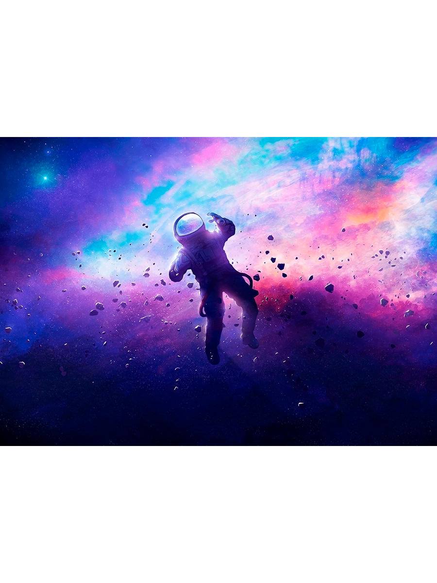 

Постер DRABS А2 Космонавт Красочный открытый космос