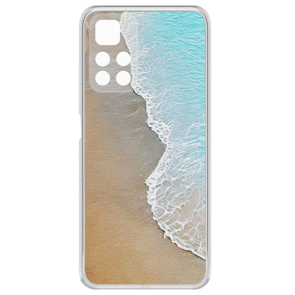 

Чехол-накладка Krutoff Clear Case Прибой для Xiaomi Redmi Note 11, Прозрачный