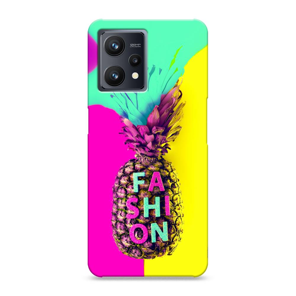 

Пластиковый чехол "Кислотный ананас" на Realme 9 Pro Plus, 258720-7