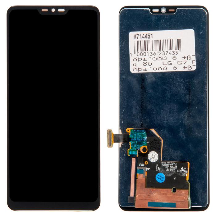 

Дисплей в сборе с тачскрином для LG G7 Fit черный