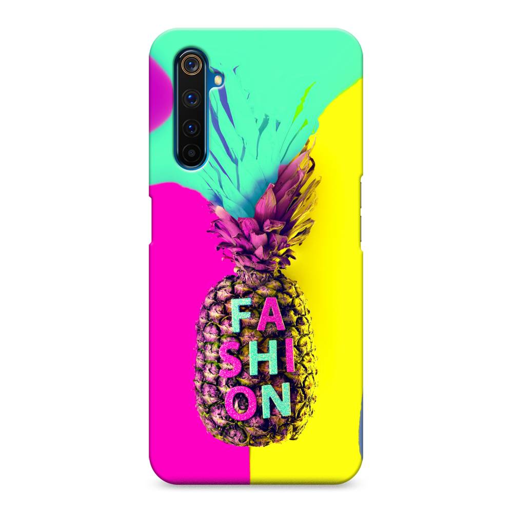 

Пластиковый чехол "Кислотный ананас" на Realme 6 Pro, 252820-7