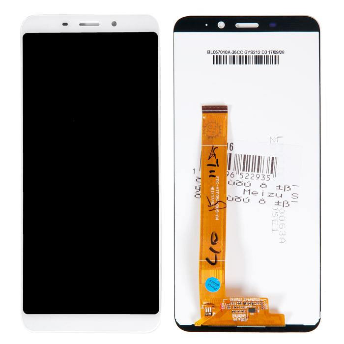

Дисплей в сборе с тачскрином для Meizu S6, белый