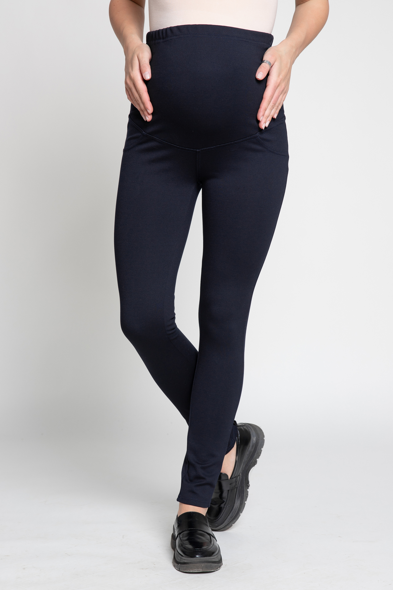 фото Леггинсы женские mama's fantasy 0153dj синие 50