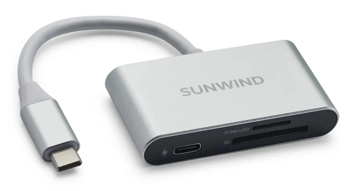 

Устройство для чтения карт памяти SUNWIND (SW-CR051-S)