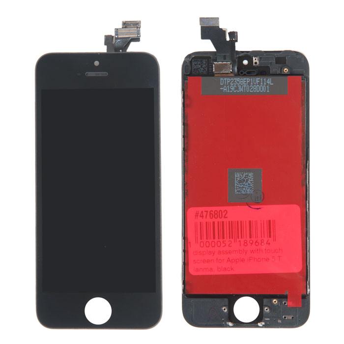 Дисплей в сборе с тачскрином для Apple iPhone 5 Tianma, черный