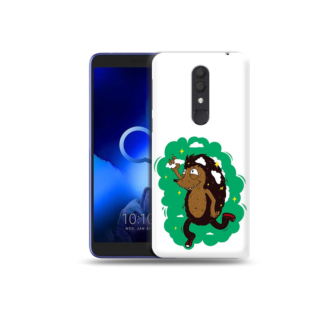 

Чехол MyPads Tocco для Alcatel 1X Ежик в облаках (PT133941.659.77), Прозрачный, Tocco