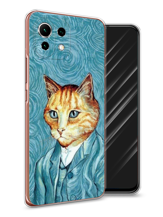 

Чехол Awog на Xiaomi Mi 11 Lite/5G NE "Кот Ван Гог", Разноцветный, 310250-2