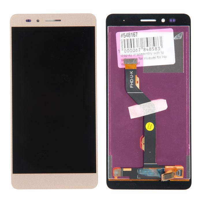 

Дисплей в сборе с тачскрином для Huawei Honor 5X золотой