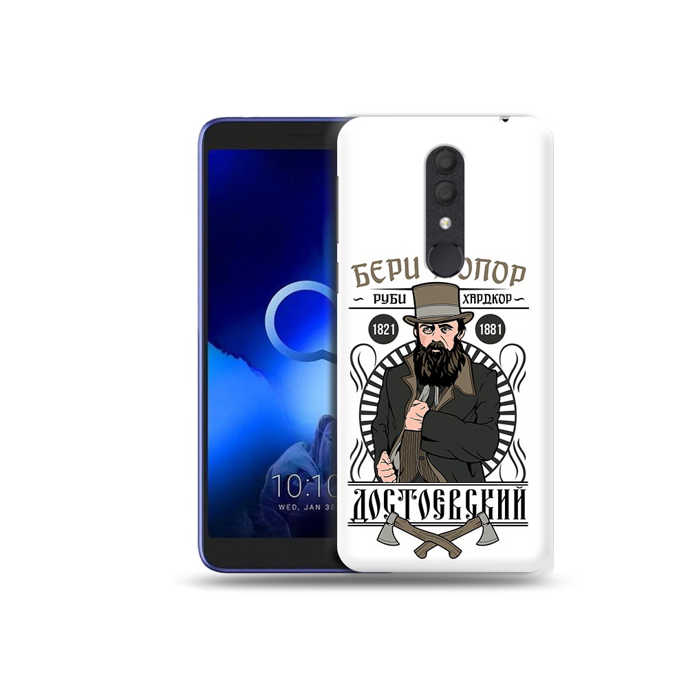

Чехол MyPads Tocco для Alcatel 1X Достоевский (PT133941.659.72), Прозрачный, Tocco
