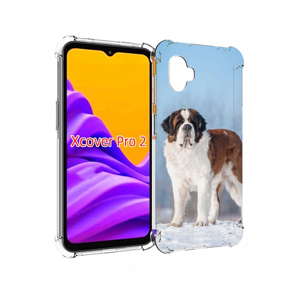 

Чехол MyPads сенбернар для Samsung Galaxy Xcover Pro 2, Прозрачный, Tocco