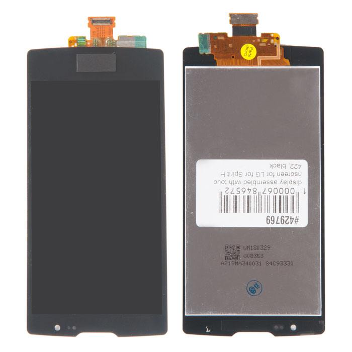 

Дисплей в сборе с тачскрином для LG Spirit H422, черный
