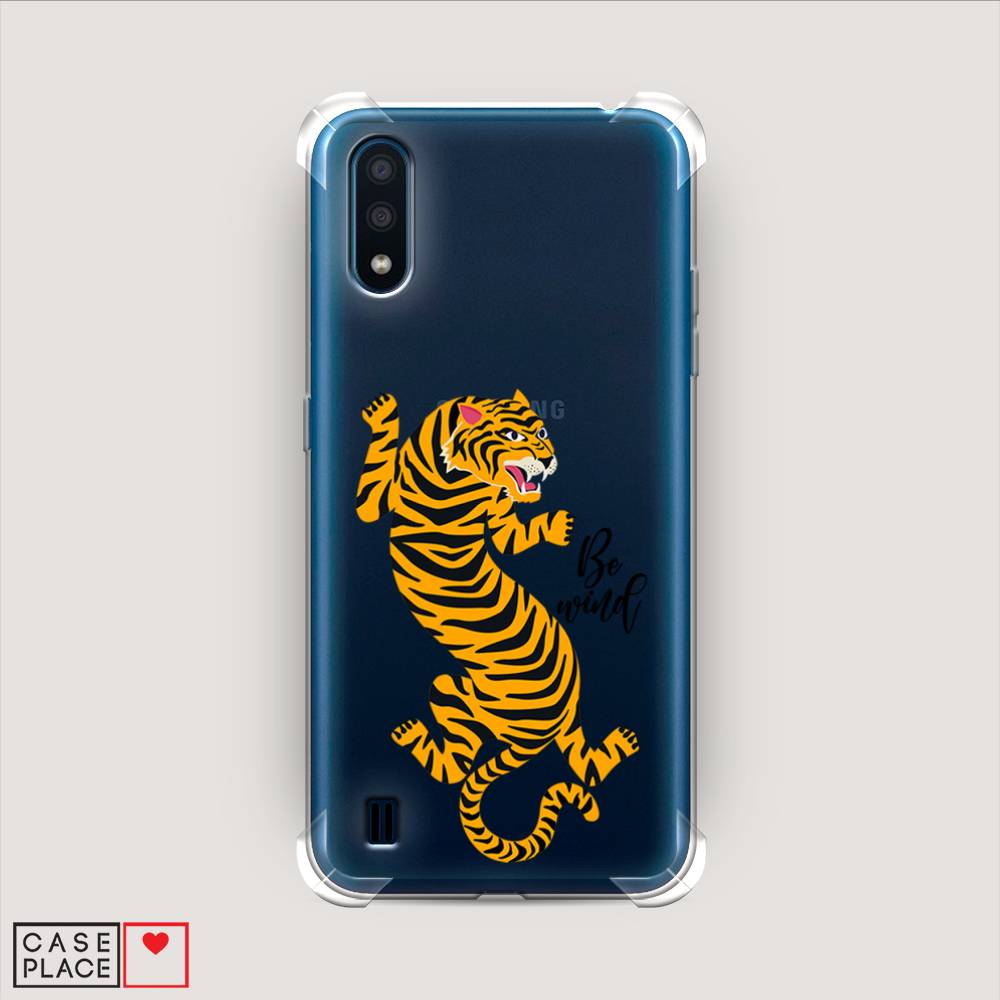 

Чехол Awog на Samsung Galaxy M01 / Самсунг M01 "Tiger be wind", Желтый;черный, 2101151-1