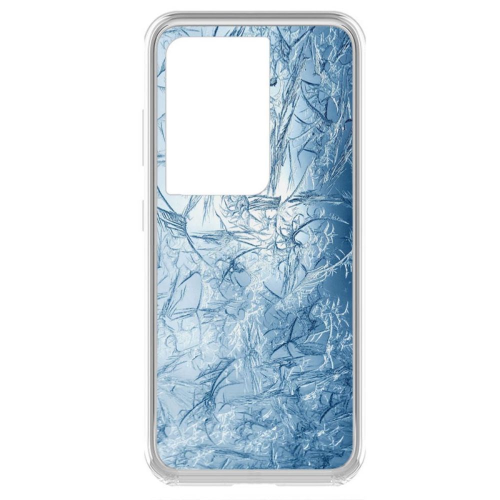 фото Чехол-накладка krutoff clear case лед для samsung galaxy s21 ultra (g998)