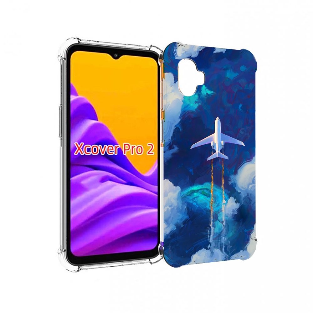 

Чехол MyPads самолет-в-небе-рисунок для Samsung Galaxy Xcover Pro 2, Прозрачный, Tocco