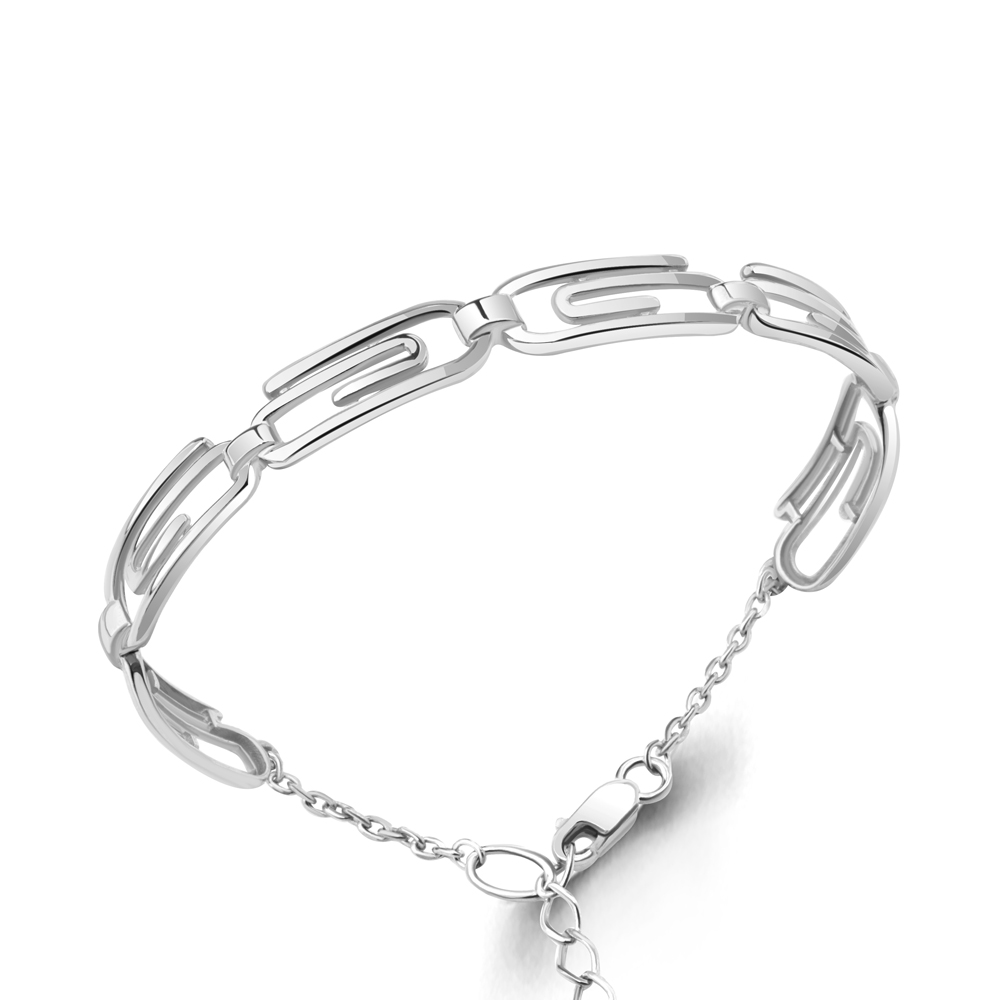 

Браслет из серебра Aquamarine Aquamarine 74678_925_р р. 17, 74678_925_р