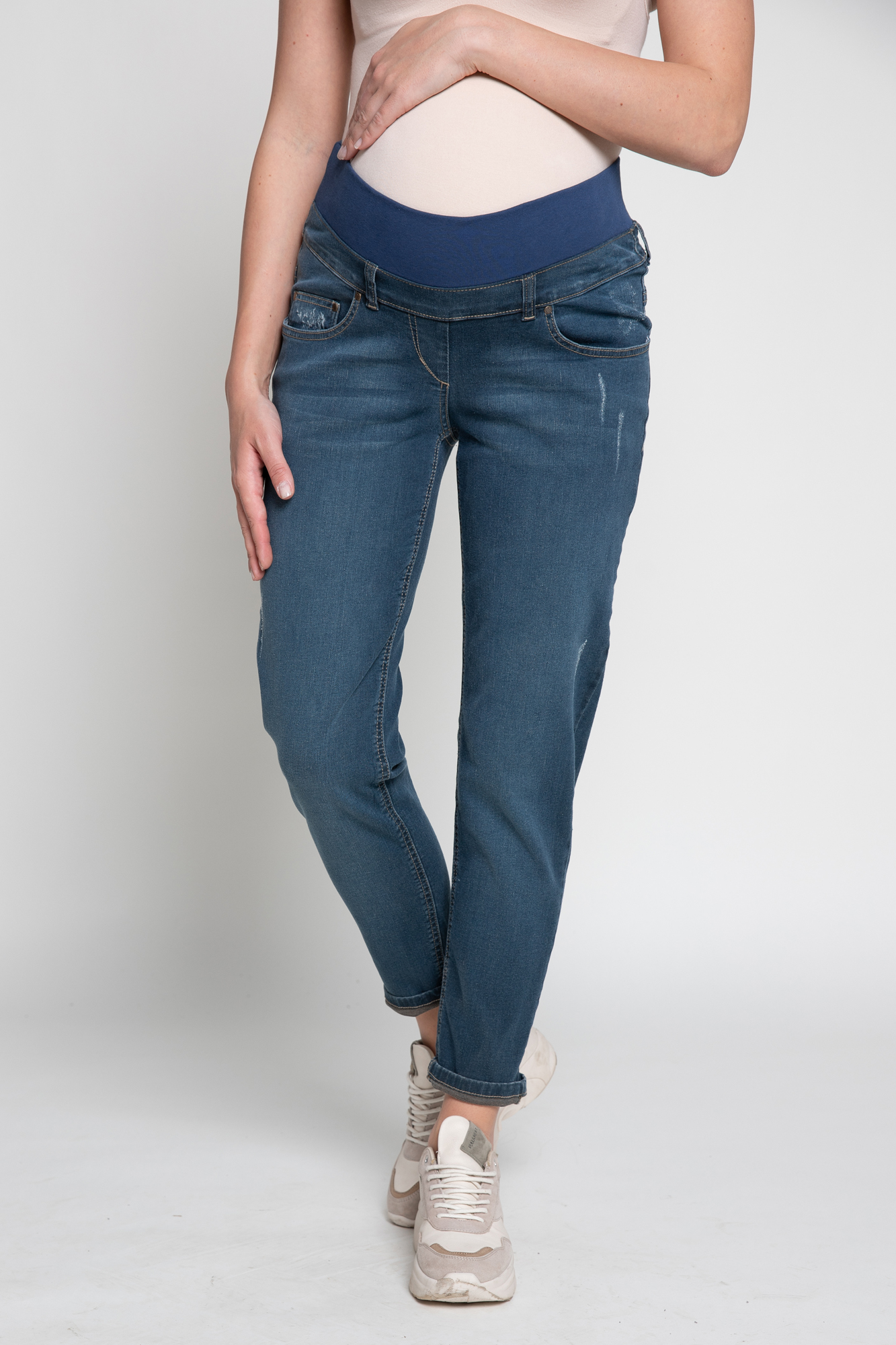 фото Джинсы для беременных женские mama's fantasy 01433 т ds192 синие s