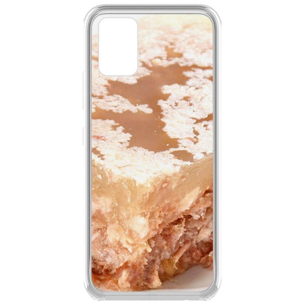 

Чехол-накладка Krutoff Clear Case Холодец для Samsung Galaxy A71 (A715)