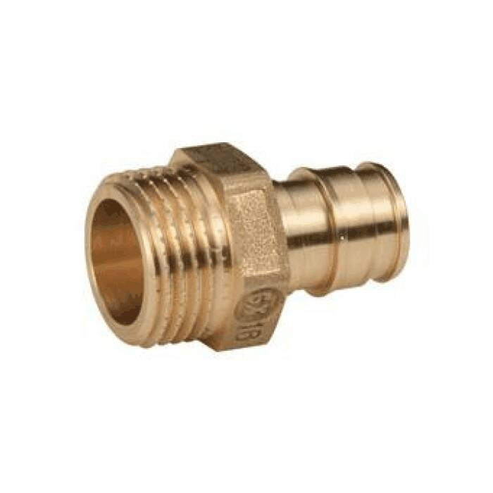 

Муфта для PE-X латунь GX107 Дн 20х3/4" НР Giacomini GX107Y044, Золотистый, GX107