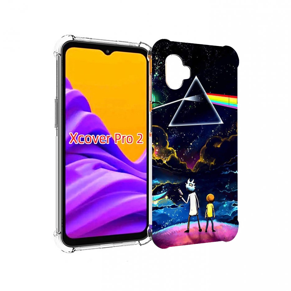 

Чехол MyPads рик и морти в космосе для Samsung Galaxy Xcover Pro 2, Прозрачный, Tocco