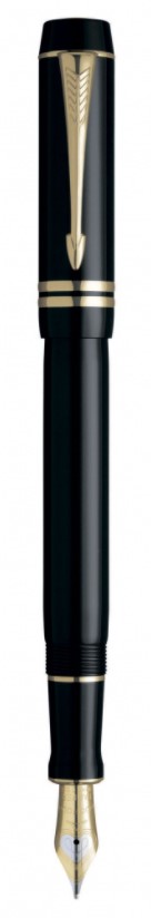 

Parker Duofold - Black GT Centennial, перьевая ручка, F
