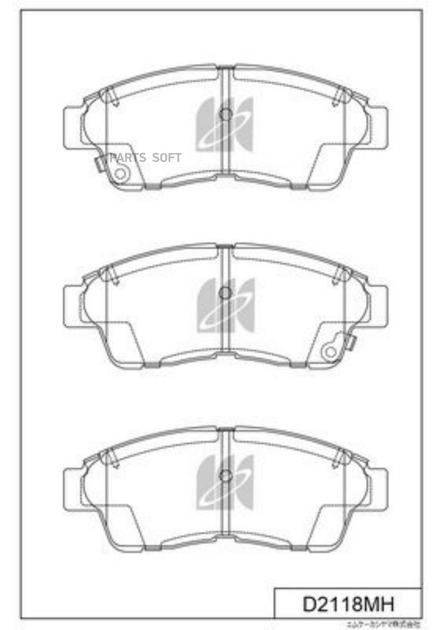 

Колодки Тормозные Toyota Corona/Etc 19#/21# 92-, Rav 4 1# 94-, Ipsum/Etc 1# -01,Mark 9#/10