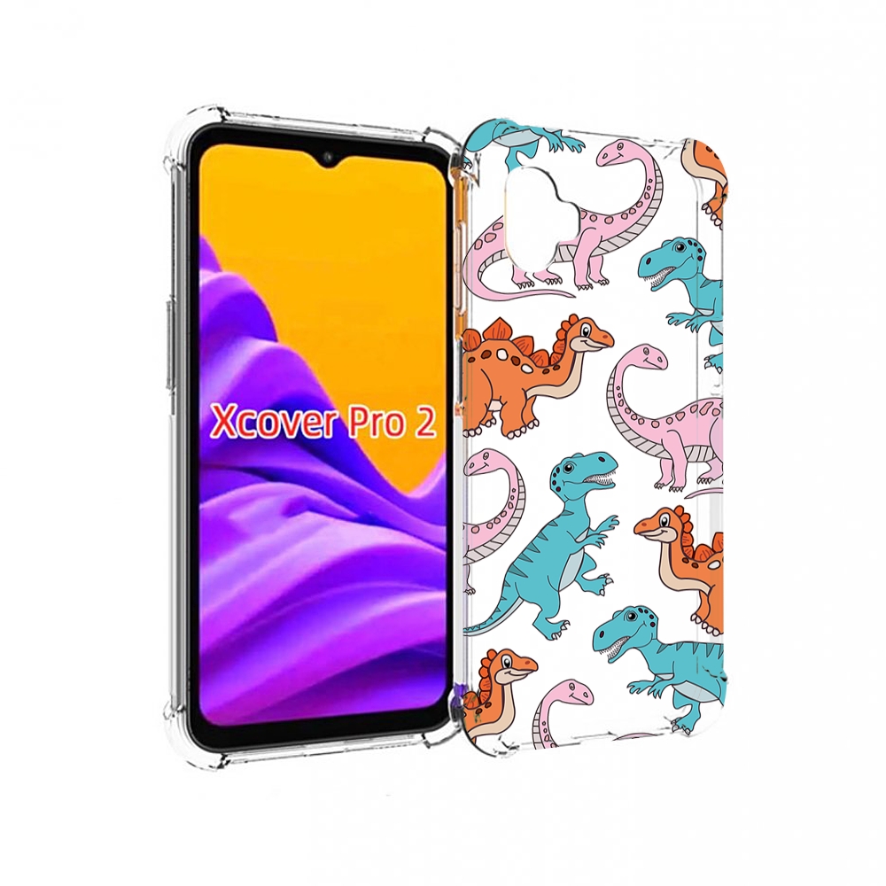 

Чехол MyPads разные-динозаврики для Samsung Galaxy Xcover Pro 2, Прозрачный, Tocco