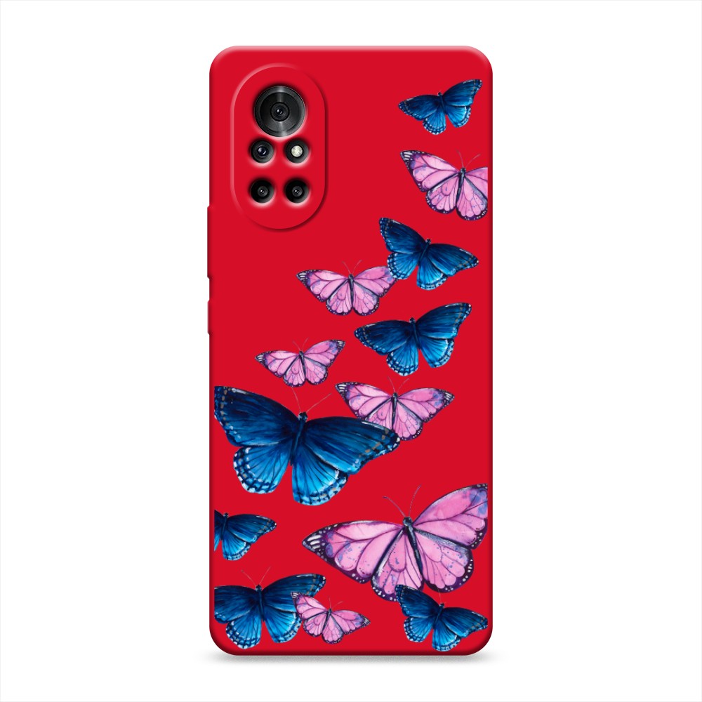 фото Матовый силиконовый чехол "звездочки графика белая" на honor 7x awog