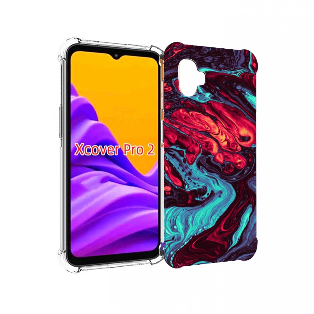 

Чехол MyPads разбавленная краска для Samsung Galaxy Xcover Pro 2, Прозрачный, Tocco