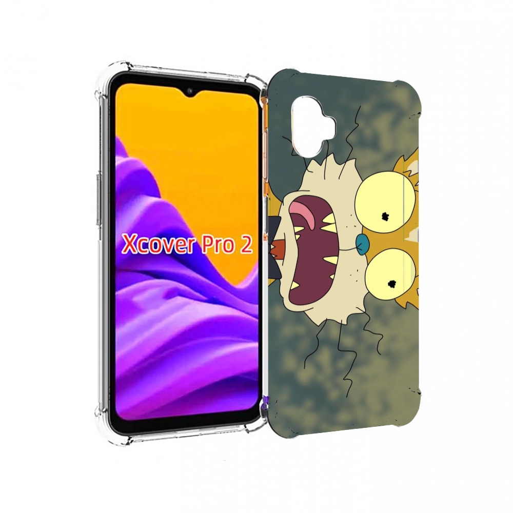 

Чехол MyPads пугливый кот для Samsung Galaxy Xcover Pro 2, Прозрачный, Tocco
